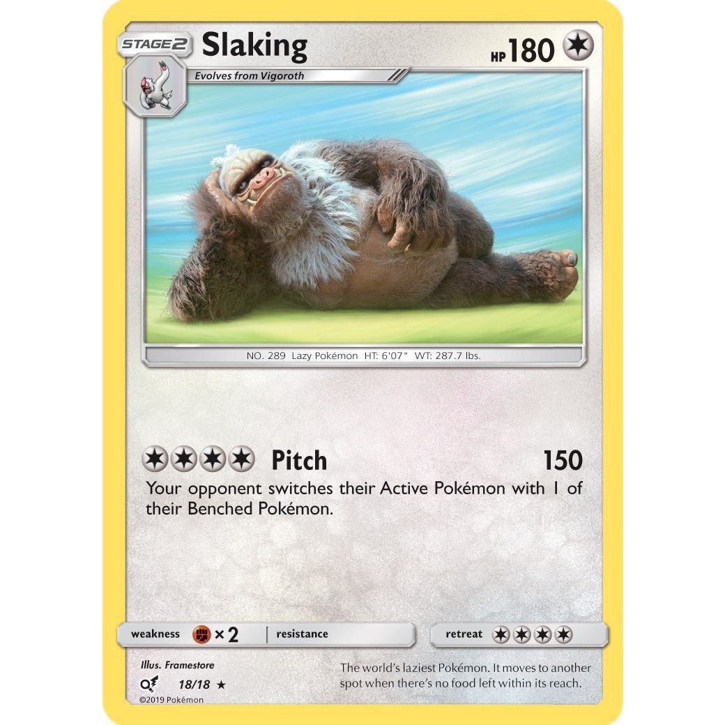 Image for Slaking (18/18) (DEP) - Pokemon