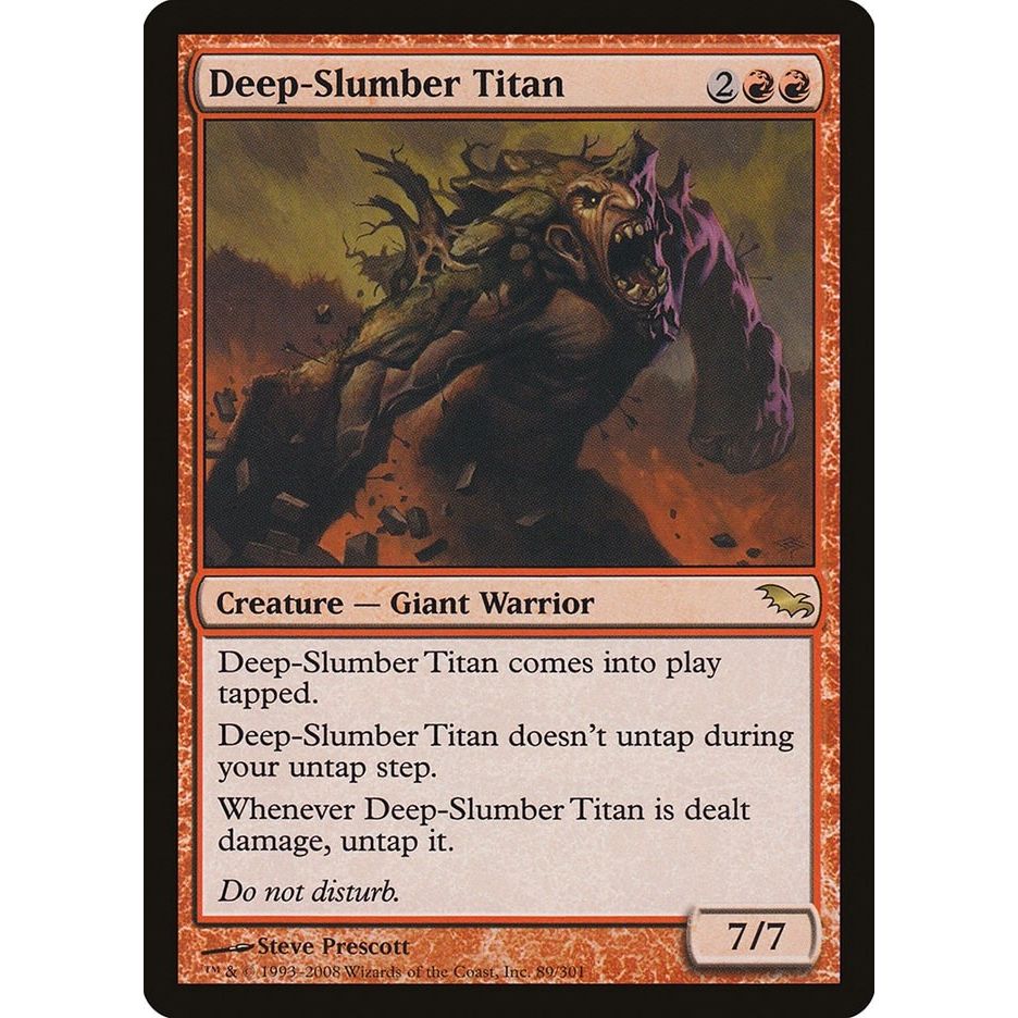 Image for Deep-Slumber Titan (89) (SHM) - Magic: The Gathering