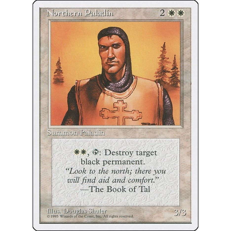 Image for Northern Paladin (4ED) - Magic: The Gathering