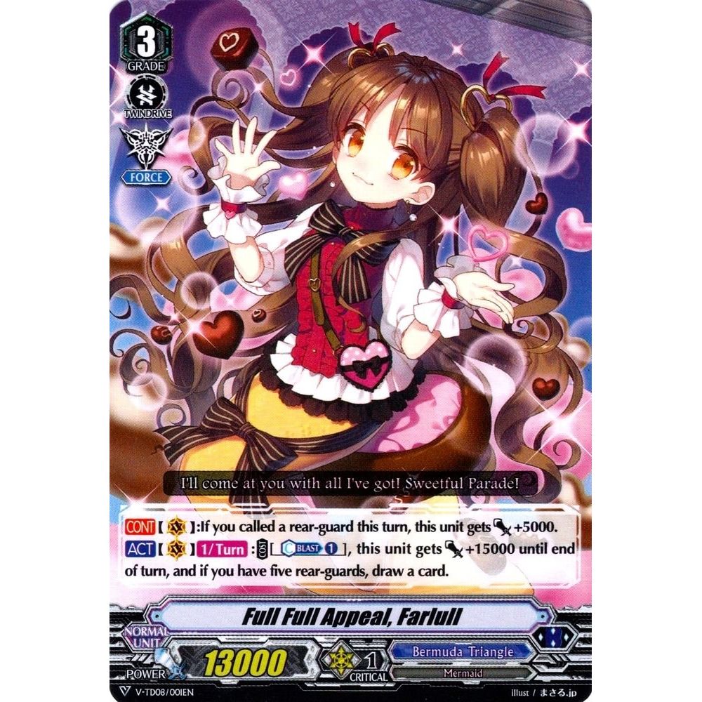 Image for Full Full Appeal, Farlull (V-TD08/001EN) (V-TD08) - Cardfight Vanguard