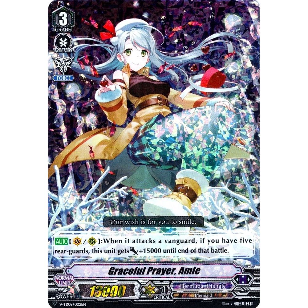 Image for Graceful Prayer, Amie (RRR Foil) (V-TD08/002EN) (V-TD08) - Cardfight Vanguard