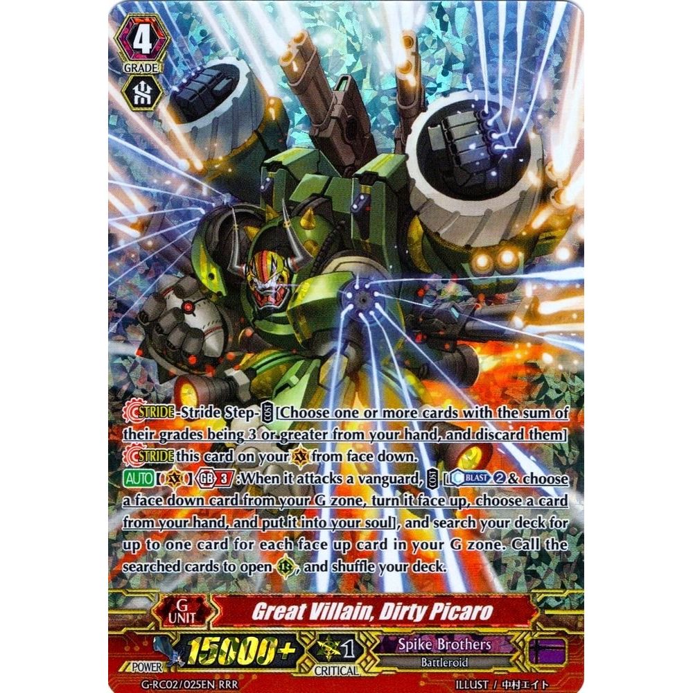 Image for Great Villain, Dirty Picaro (G-RC02/025EN) (G-RC02) - Cardfight Vanguard
