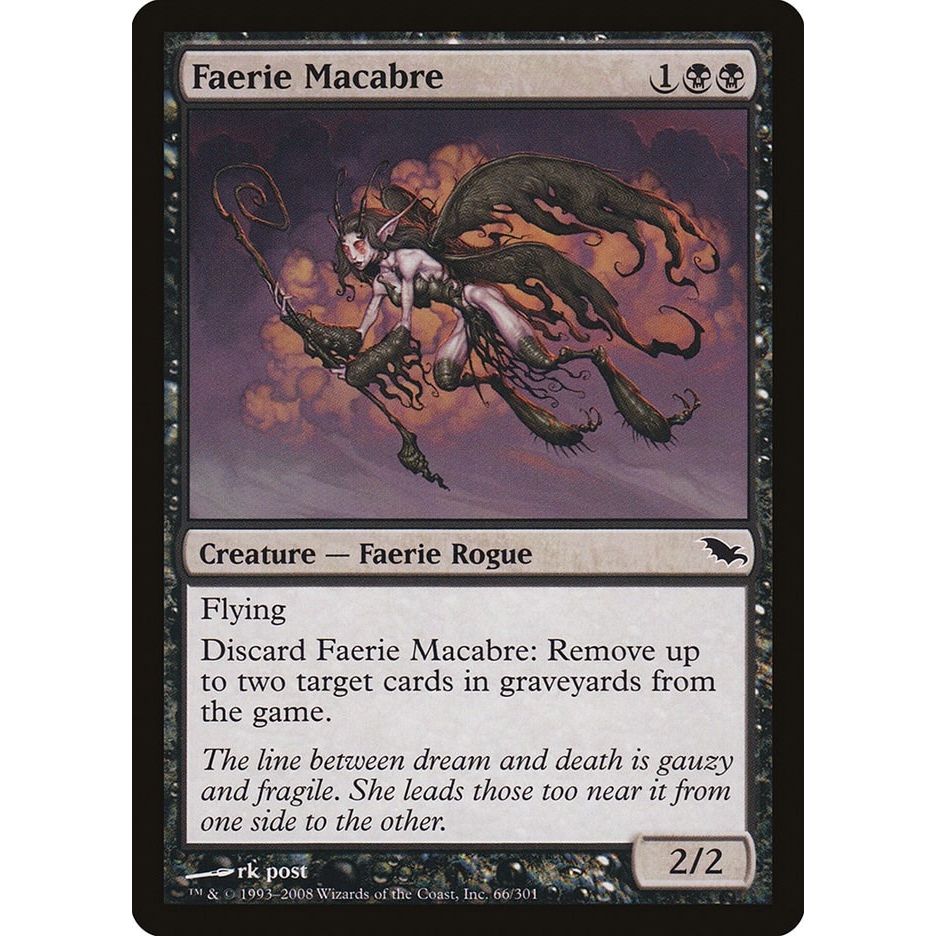 Image for Faerie Macabre (66) (SHM) - Magic: The Gathering