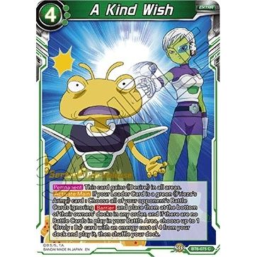 Image for A Kind Wish (BT6-075_PR) (DBS-B06PRE) - Dragon Ball Super: Masters