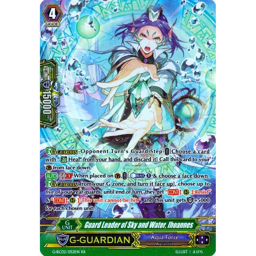 Image for Guard Leader of Sky and Water, Ihoannes (G-RC02/052EN) (G-RC02) - Cardfight Vanguard
