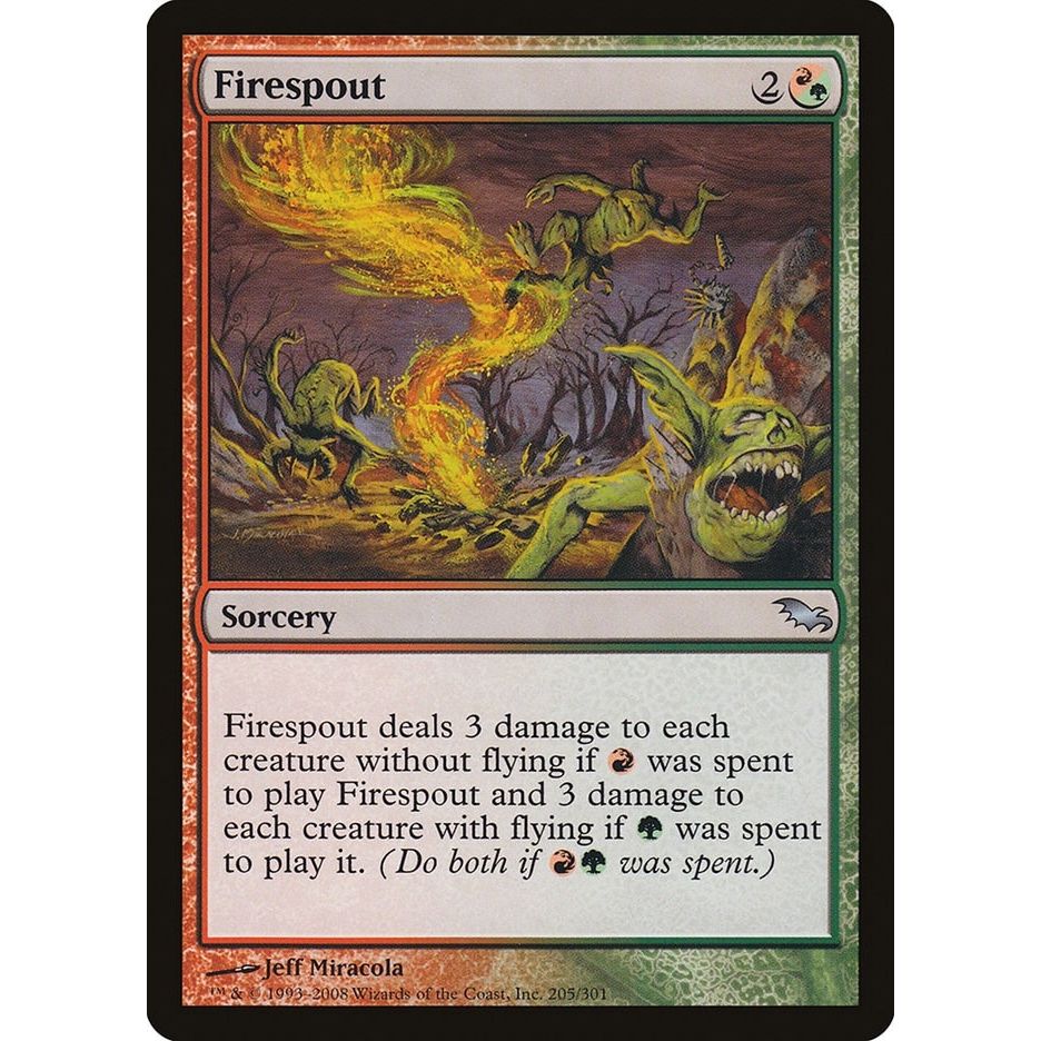 Image for Firespout (205) (SHM) - Magic: The Gathering