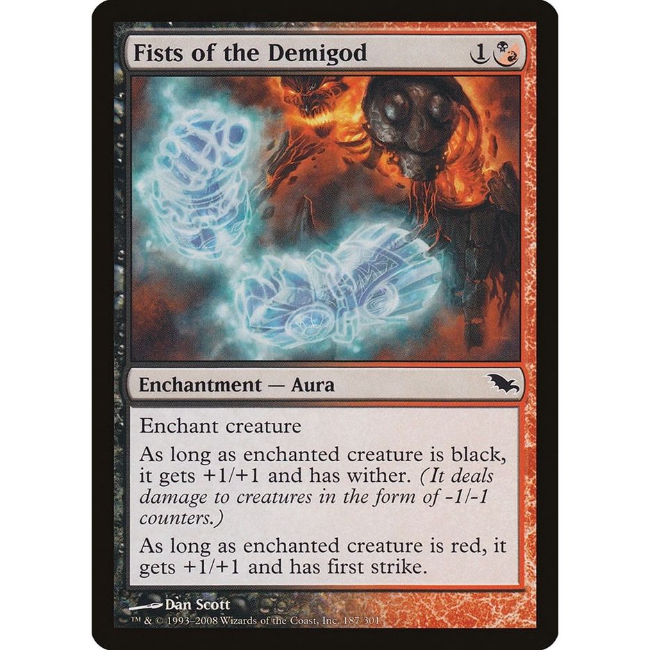 Image for Fists of the Demigod (187) (SHM) - Magic: The Gathering