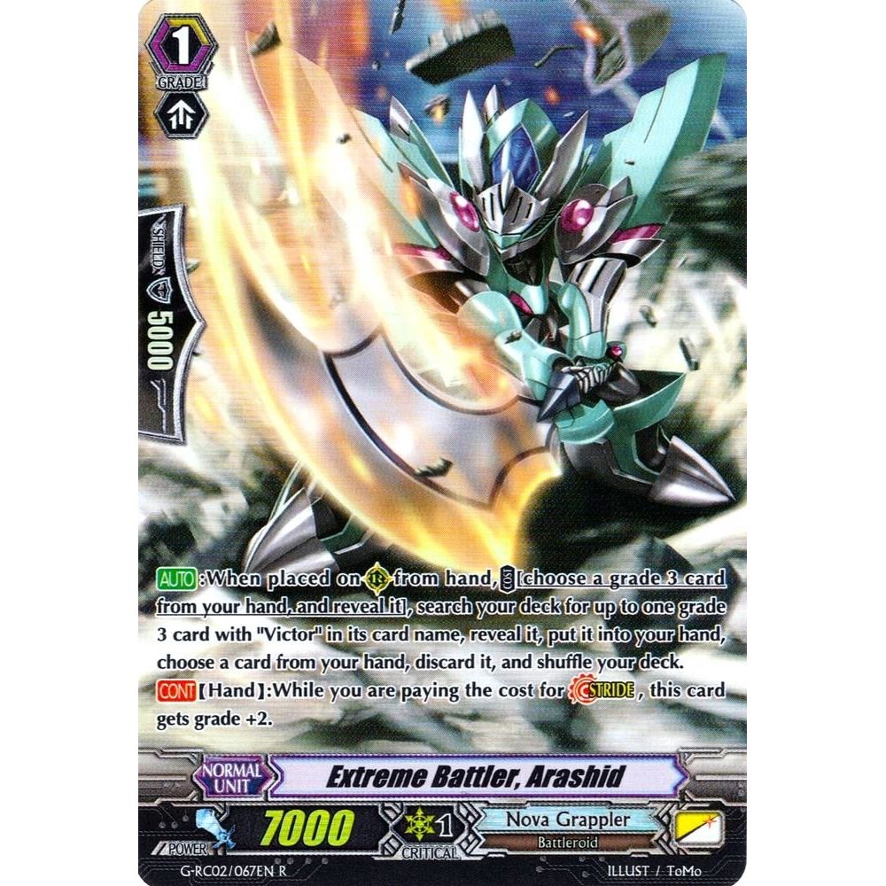 Image for Extreme Battler, Arashid (G-RC02/067EN) (G-RC02) - Cardfight Vanguard