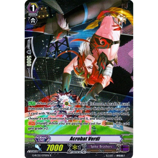 Image for Acrobat Verdi (G-RC02/070EN) (G-RC02) - Cardfight Vanguard