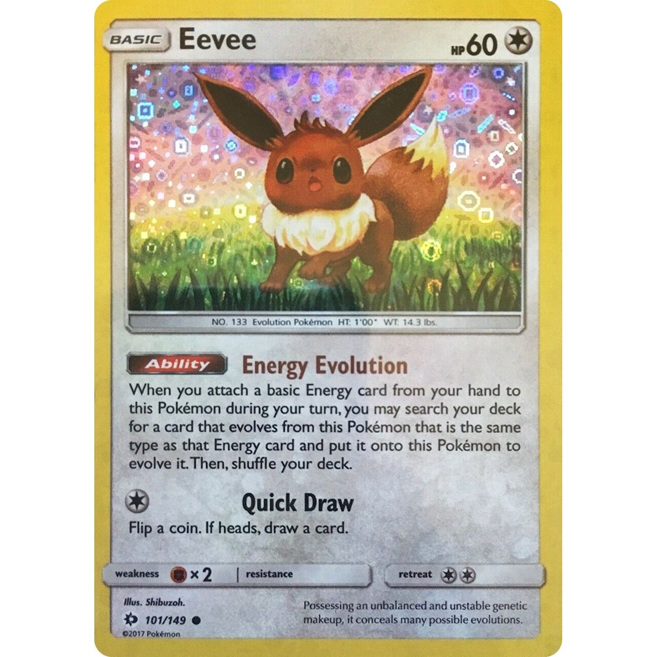 Image for Eevee - 101/149 (General Mills Promo) (101/149) (MCAP) - Pokemon