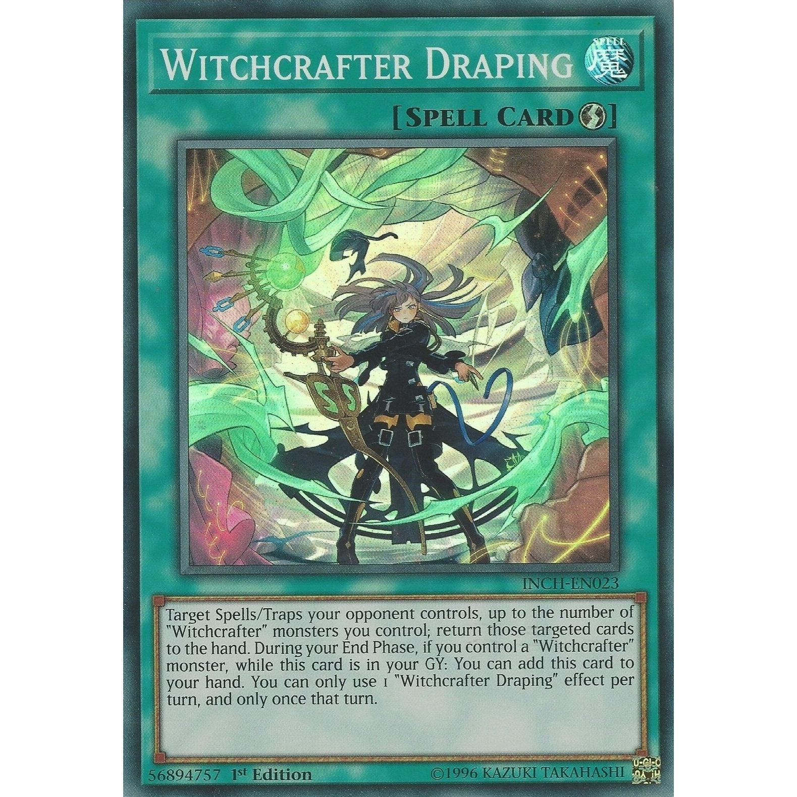 Image for Witchcrafter Draping (INCH-EN023) (INCH) - YuGiOh