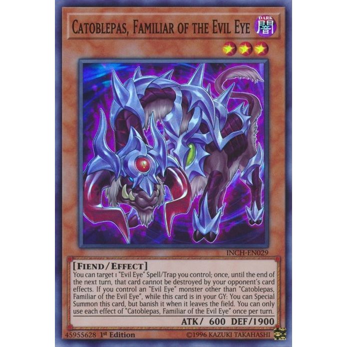 Image for Catoblepas, Familiar of the Evil Eye (INCH-EN029) (INCH) - YuGiOh