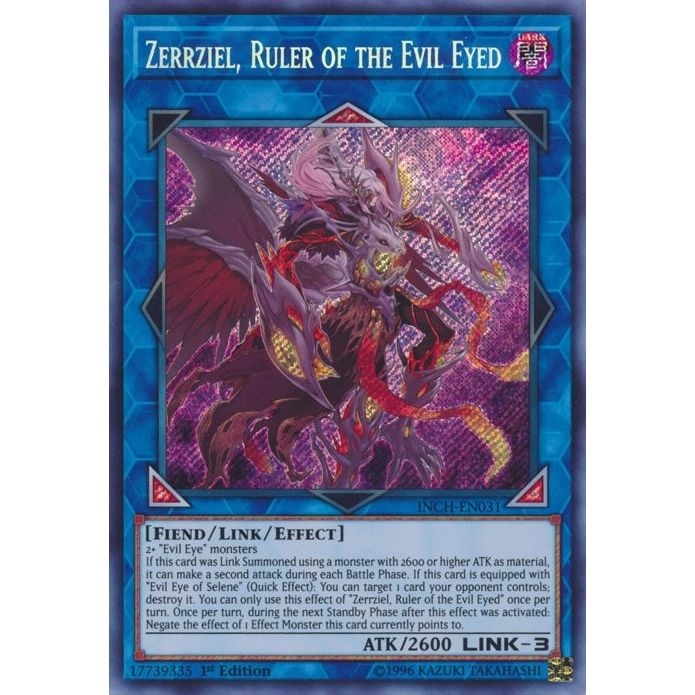 Image for Zerrziel, Ruler of the Evil Eyed (INCH-EN031) (INCH) - YuGiOh