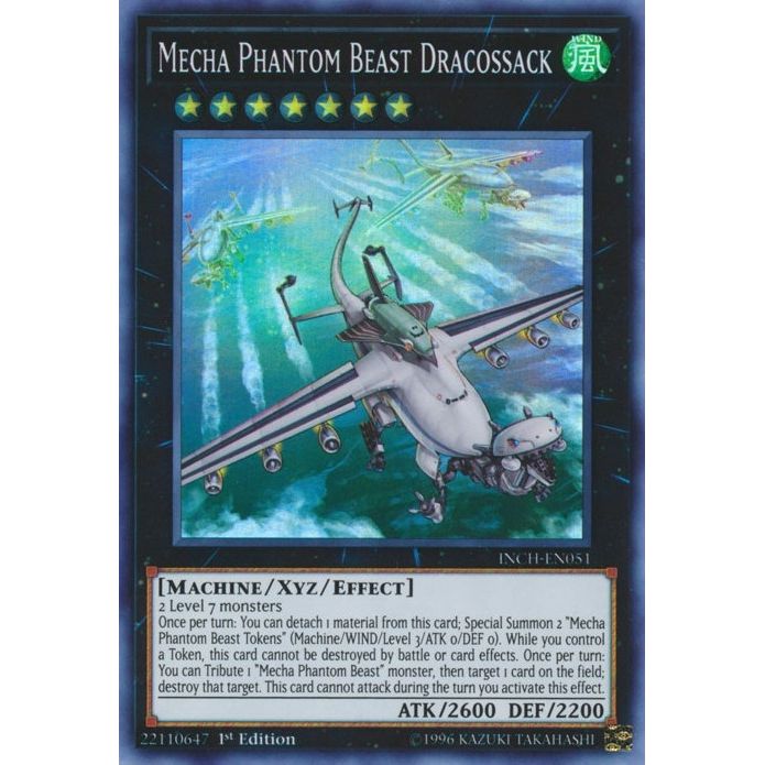 Image for Mecha Phantom Beast Dracossack (INCH-EN051) (INCH) - YuGiOh