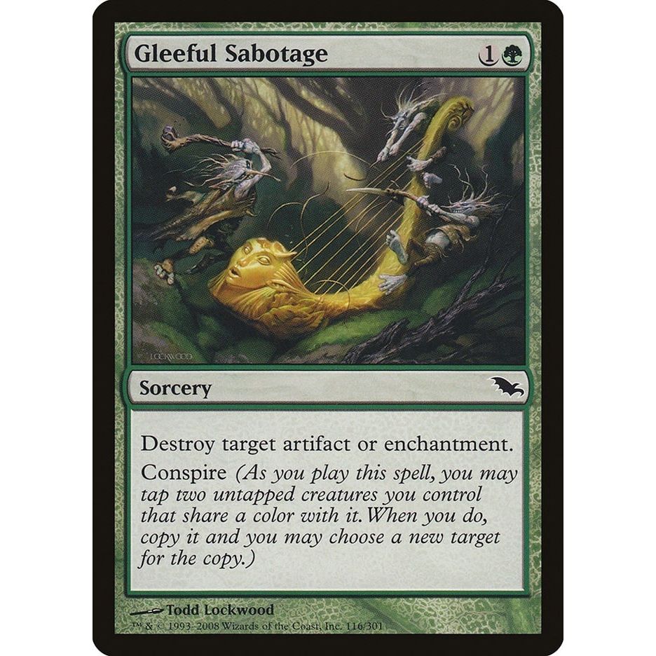 Image for Gleeful Sabotage (116) (SHM) - Magic: The Gathering