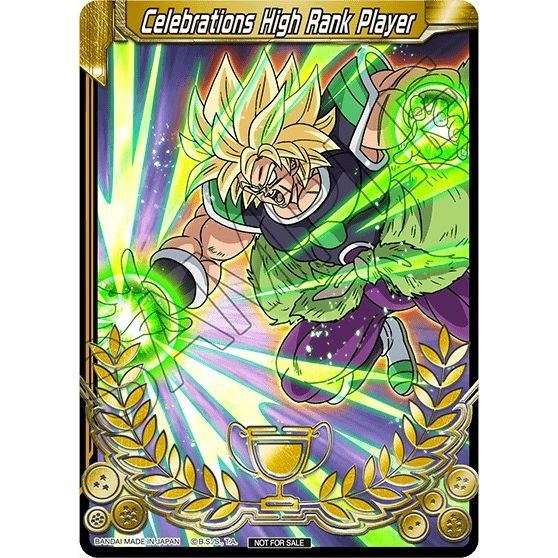 Image for Celebrations High Rank Player (Celebrations 2019 - Merit Card - Top 50) (TPR) - Dragon Ball Super: Masters