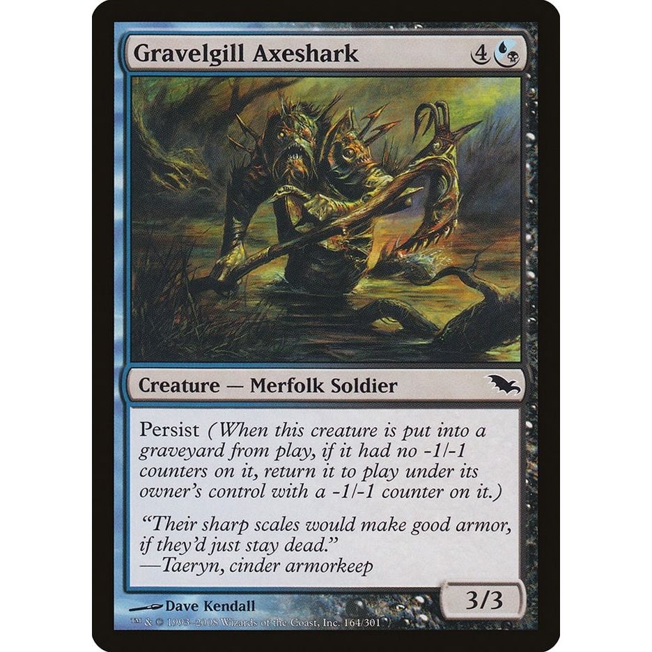 Image for Gravelgill Axeshark (164) (SHM) - Magic: The Gathering