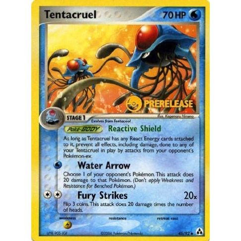Image for Tentacruel - 45/92 (Prerelease) (45/92) (PR) - Pokemon