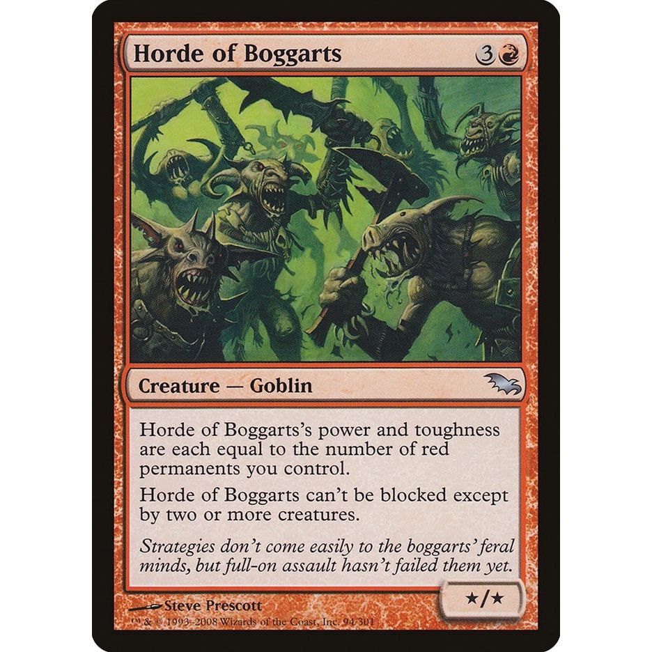 Image for Horde of Boggarts (94) (SHM) - Magic: The Gathering