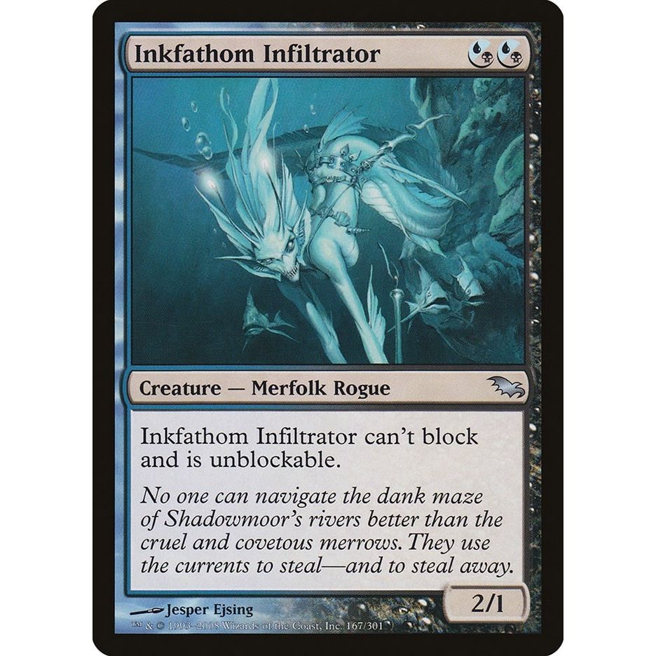 Image for Inkfathom Infiltrator (167) (SHM) - Magic: The Gathering
