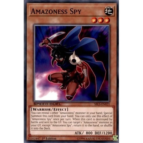 Image for Amazoness Spy (SBLS-EN021) (SBLS) - YuGiOh