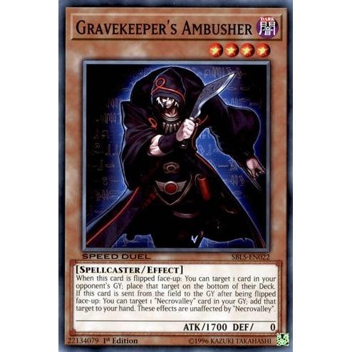 Image for Gravekeeper's Ambusher (SBLS-EN022) (SBLS) - YuGiOh