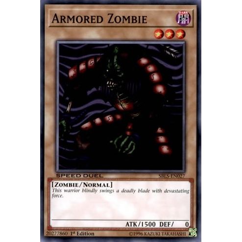 Image for Armored Zombie (SBLS-EN027) (SBLS) - YuGiOh