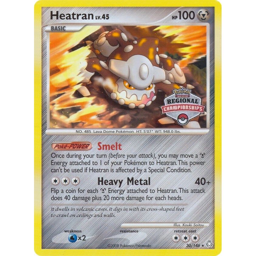 Image for Heatran - 30/146 (Regional Championships) (030/146) (PR) - Pokemon