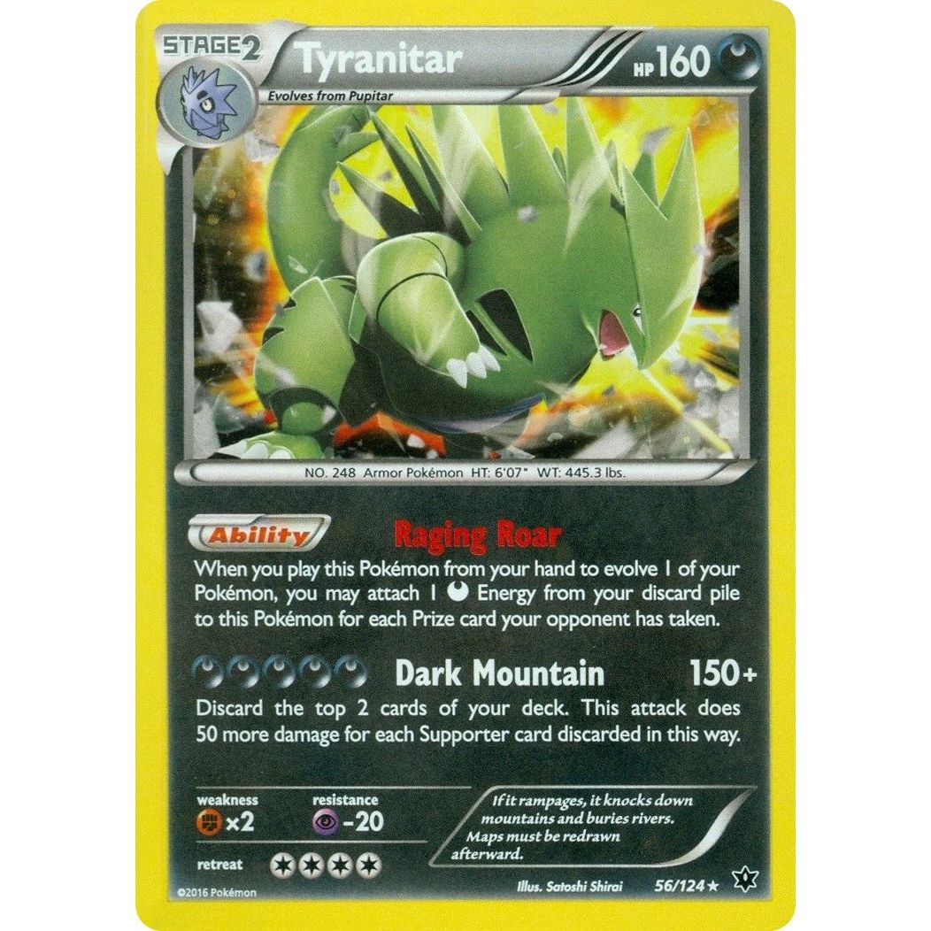 Image for Tyranitar - 56/124 (Cosmos Holo) (056/124) (MCAP) - Pokemon