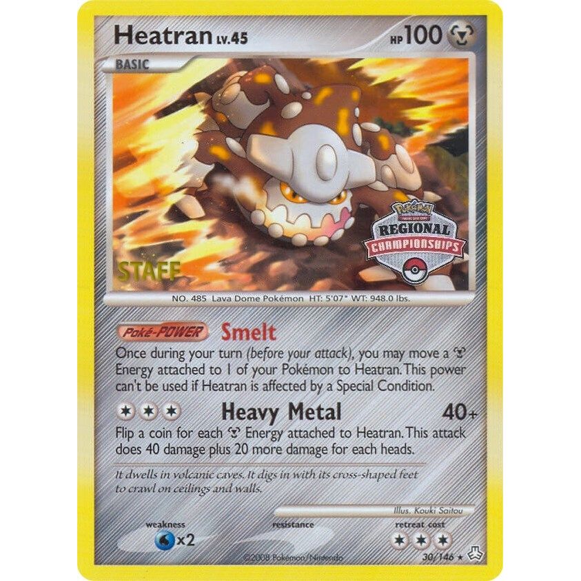 Image for Heatran - 30/146 (Regional Championships) [Staff] (030/146) (PR) - Pokemon