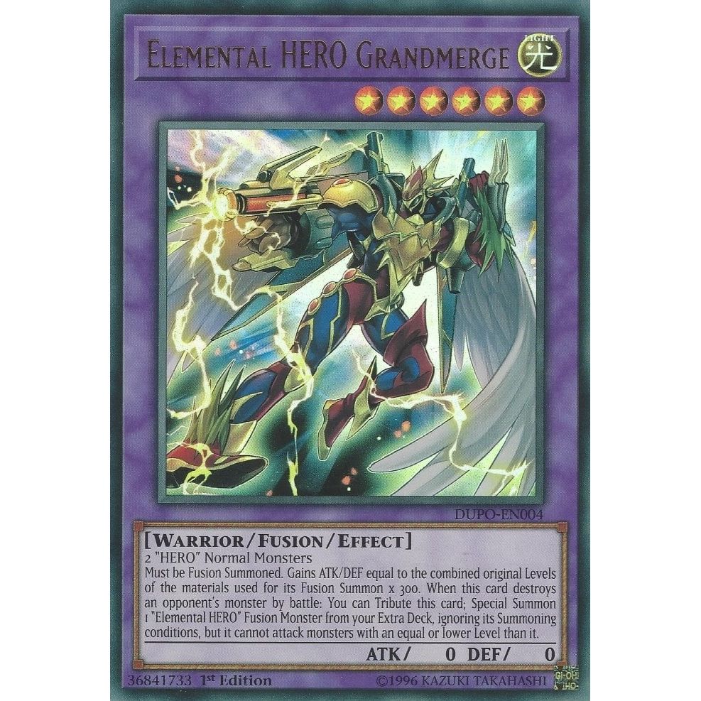 Image for Elemental HERO Grandmerge (DUPO-EN004) (DUPO) - YuGiOh