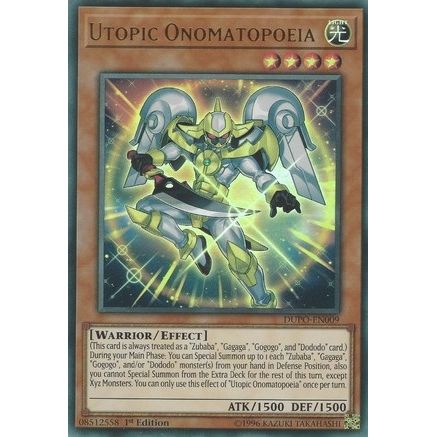 Image for Utopic Onomatopoeia (DUPO-EN009) (DUPO) - YuGiOh