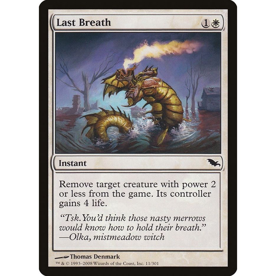 Image for Last Breath (11) (SHM) - Magic: The Gathering