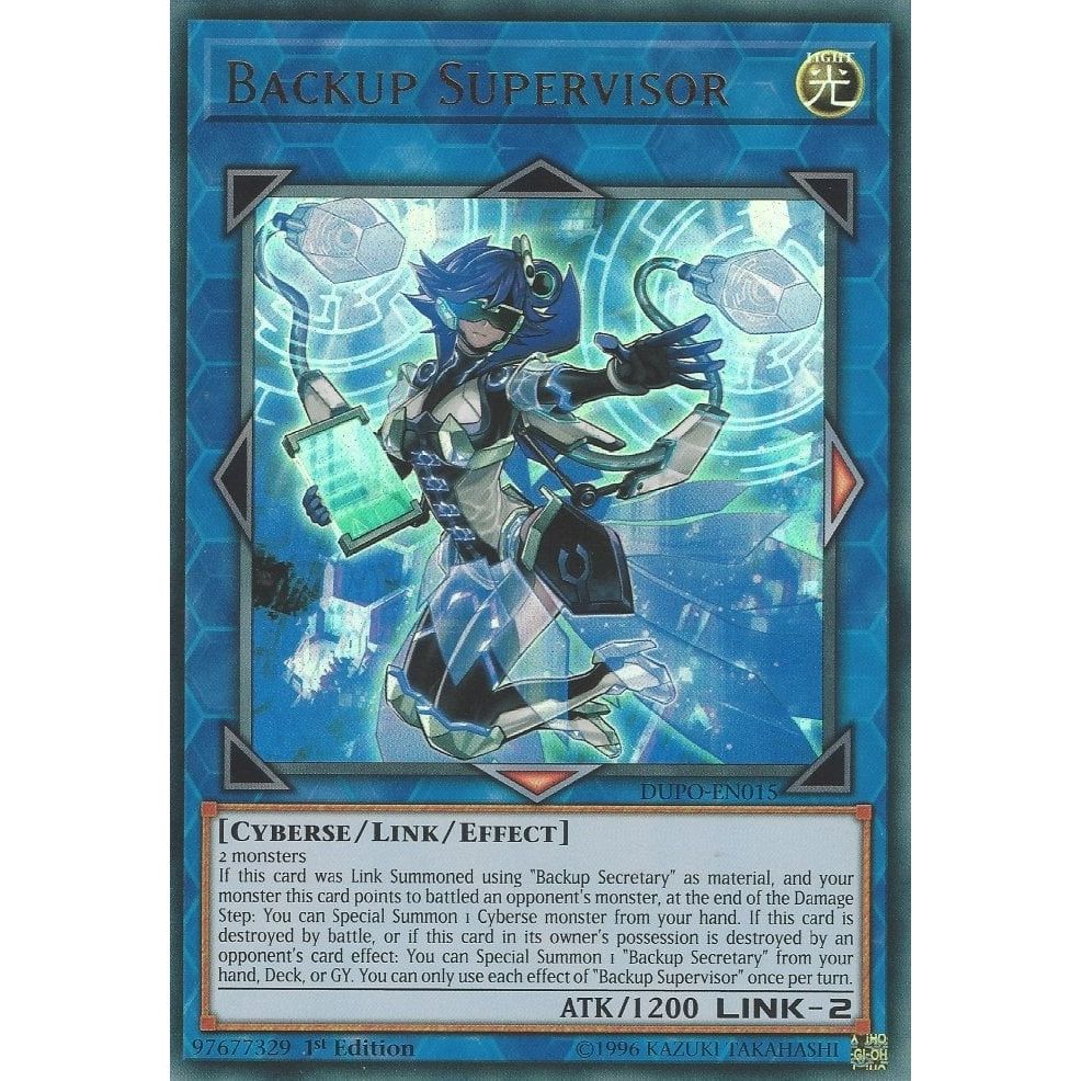 Image for Backup Supervisor (DUPO-EN015) (DUPO) - YuGiOh