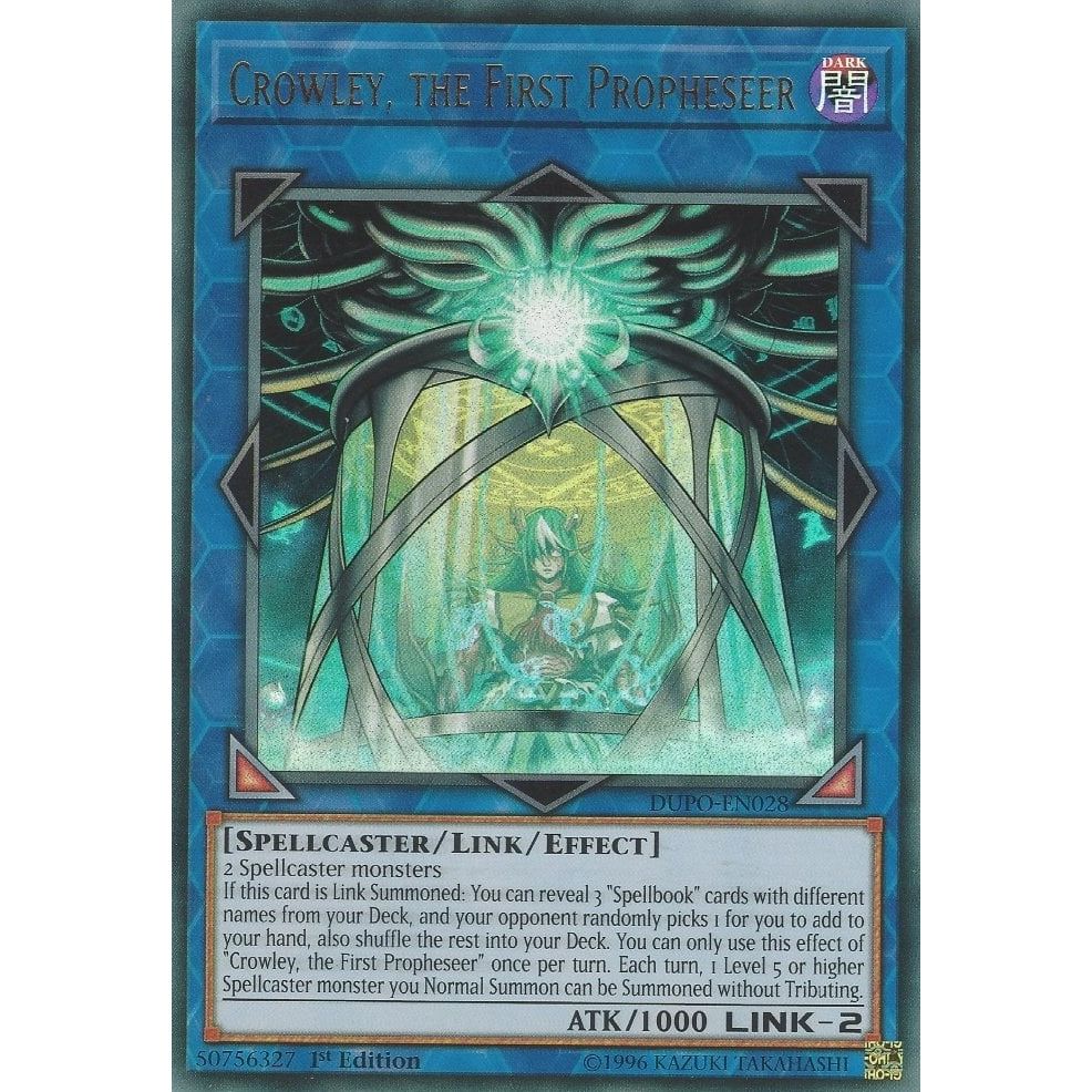 Image for Crowley, the First Propheseer (DUPO-EN028) (DUPO) - YuGiOh
