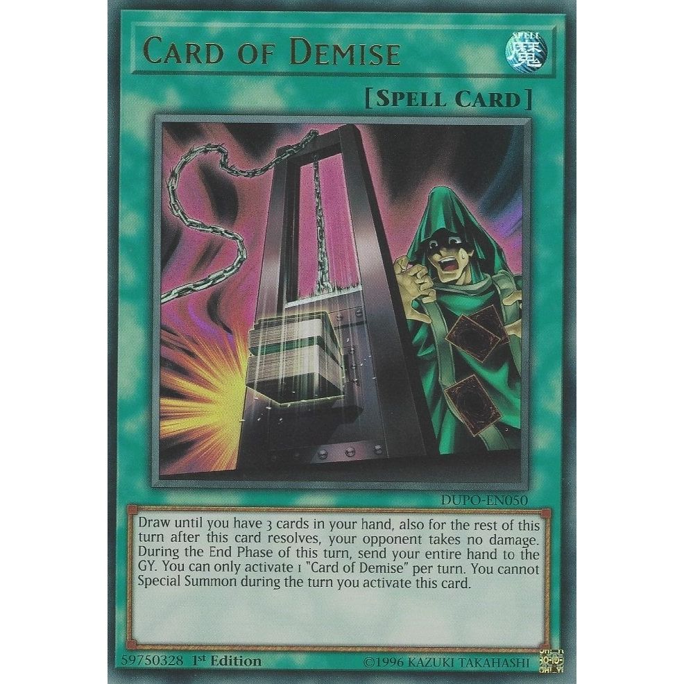 Image for Card of Demise (DUPO-EN050) (DUPO) - YuGiOh