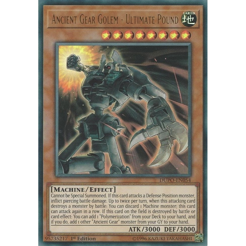 Image for Ancient Gear Golem - Ultimate Pound (DUPO-EN054) (DUPO) - YuGiOh