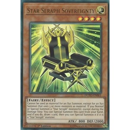 Image for Star Seraph Sovereignty (DUPO-EN061) (DUPO) - YuGiOh