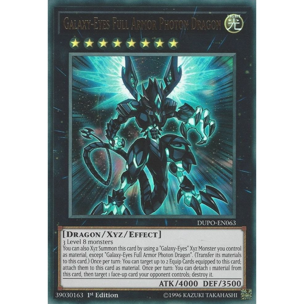 Image for Galaxy-Eyes Full Armor Photon Dragon (DUPO-EN063) (DUPO) - YuGiOh