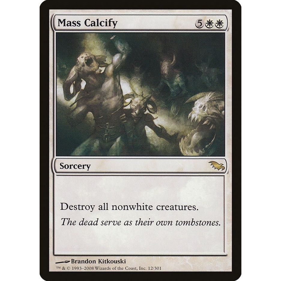 Image for Mass Calcify (12) (SHM) - Magic: The Gathering