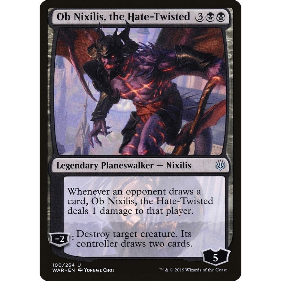 Image for Ob Nixilis, the Hate-Twisted (100) (WAR) - Magic: The Gathering
