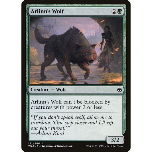 Image for Arlinn's Wolf (151) (WAR) - Magic: The Gathering