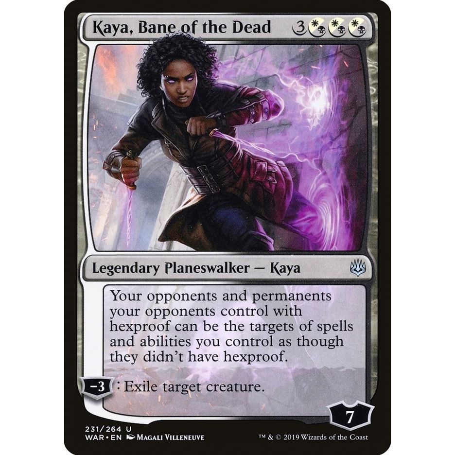 Image for Kaya, Bane of the Dead (231) (WAR) - Magic: The Gathering