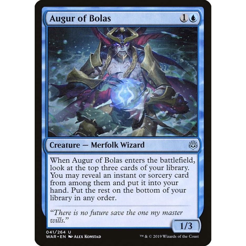 Image for Augur of Bolas (41) (WAR) - Magic: The Gathering