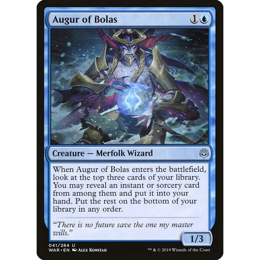 Image for Augur of Bolas (41) (WAR) - Magic: The Gathering