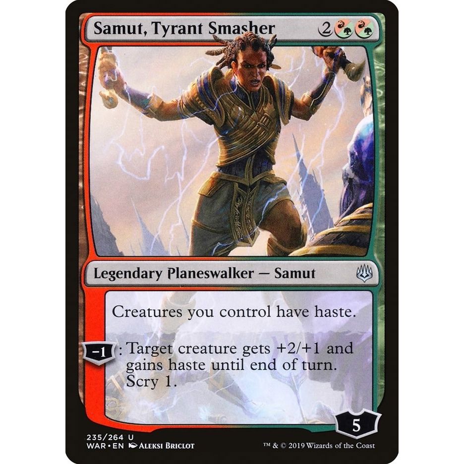 Image for Samut, Tyrant Smasher (235) (WAR) - Magic: The Gathering
