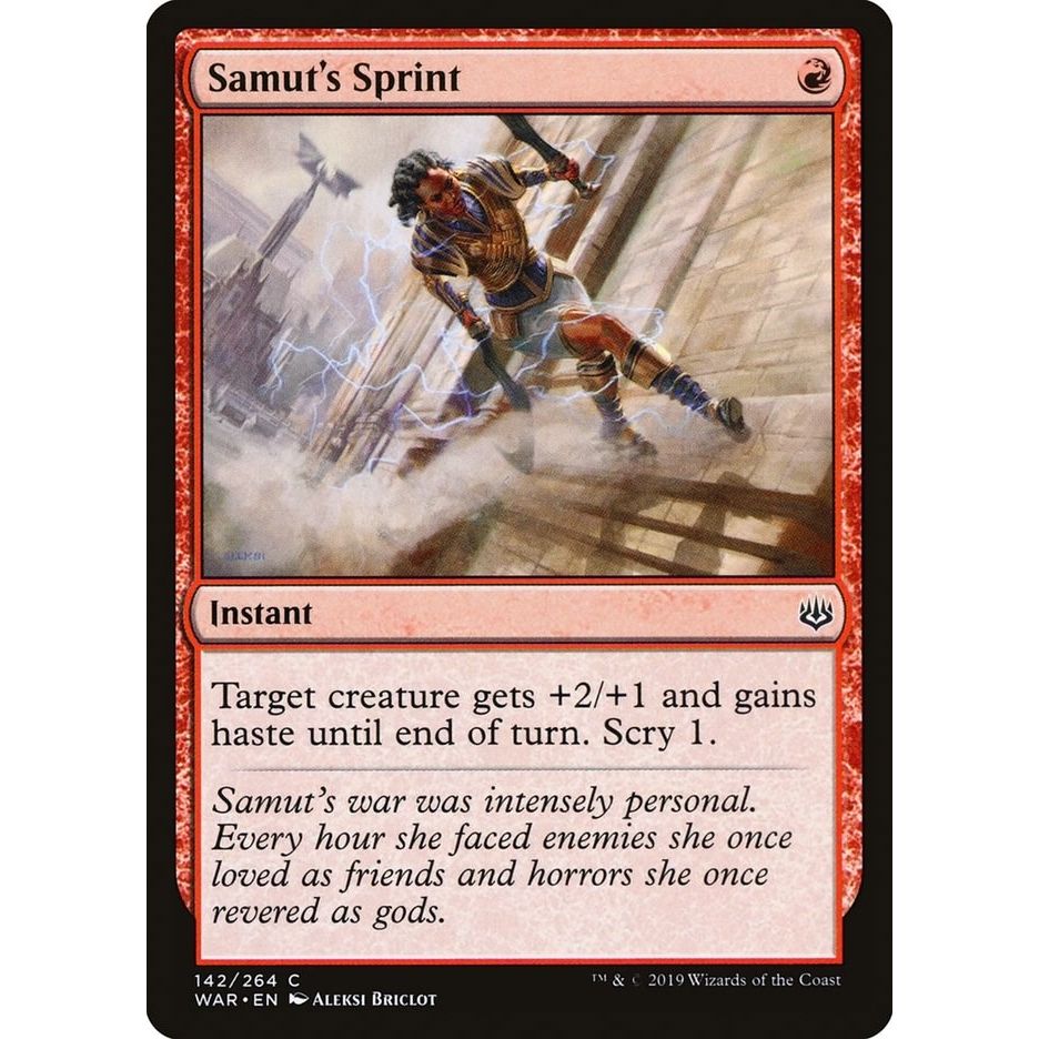 Image for Samut's Sprint (142) (WAR) - Magic: The Gathering