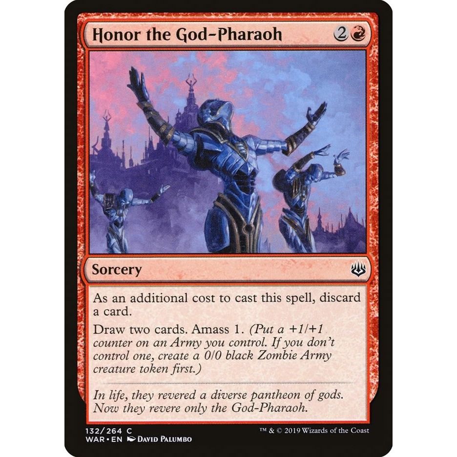 Image for Honor the God-Pharaoh (132) (WAR) - Magic: The Gathering