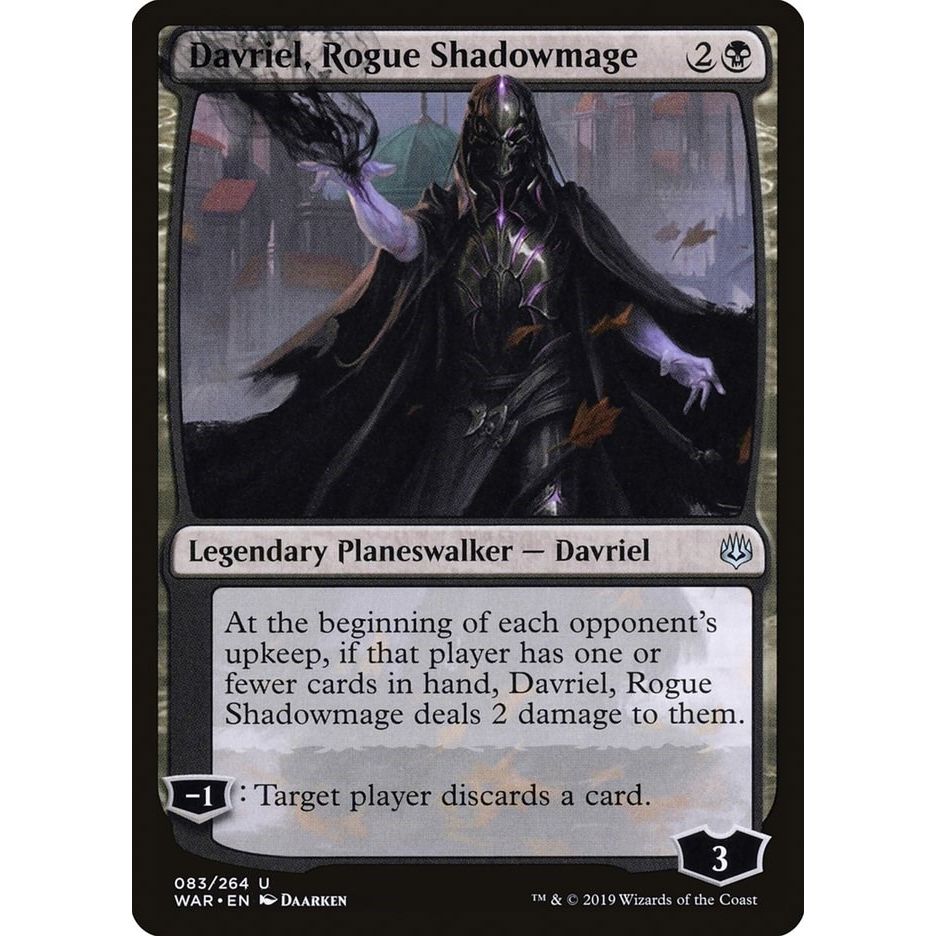 Image for Davriel, Rogue Shadowmage (83) (WAR) - Magic: The Gathering