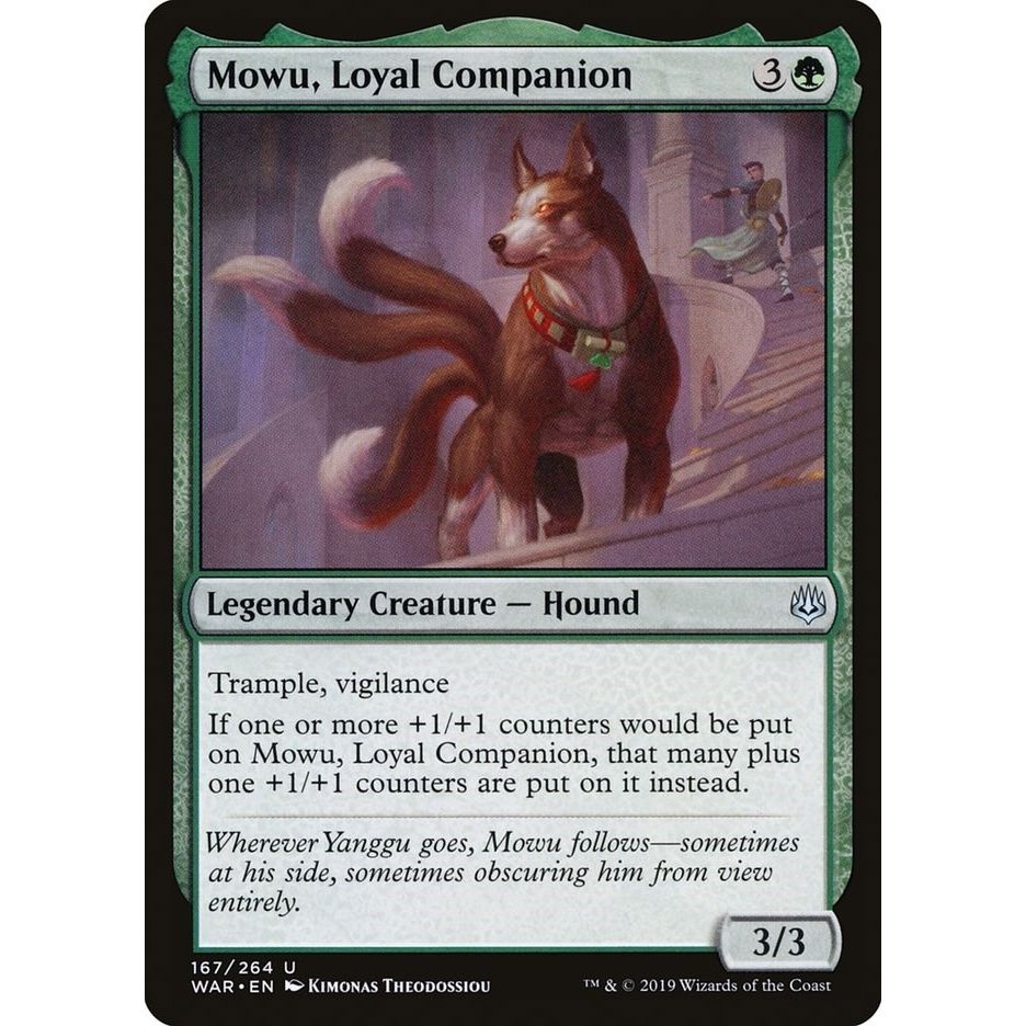 Image for Mowu, Loyal Companion (167) (WAR) - Magic: The Gathering
